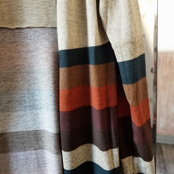 LAST1️⃣Long Multicolor Cardigan Pocket Cardigan - Picture 8 of 8